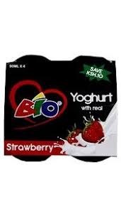 Bio Strawberry Yght 90Ml*4